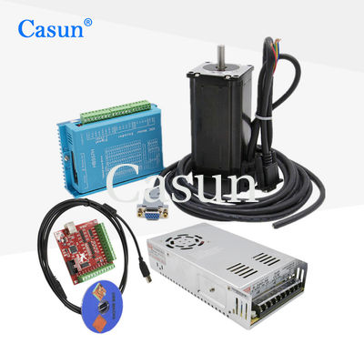 Хорошая цена Casun 2 Phase Nema 23 hybrid stepper motor 57x57x69mm 4N.m high torque 4.0A with 4 axis / 3axis  for CNC for Engraving machine Онлайн