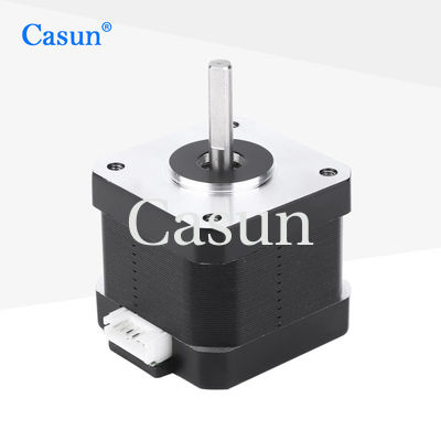 Хорошая цена 42X42X40mm 1.68A 2-фазный биполярный гибридный 12В постоянного тока NEMA 17 шаговый двигатель 17HS4401 Онлайн