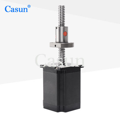 Хорошая цена Шаговый двигатель с шариковым винтом Nema23 SFS01210-2.8 2N.M Винтовой линейный шаговый двигатель Онлайн