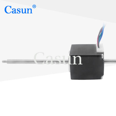 Хорошая цена 80mN.M Nema11 Non Captive Stepper Motor Through Screw Lead 8mm 0.8A 4.64V Онлайн