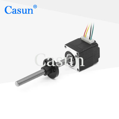 Гибридный ходовой винт Casun Nema8 Шаговый двигатель Tr4x2 Черный цвет