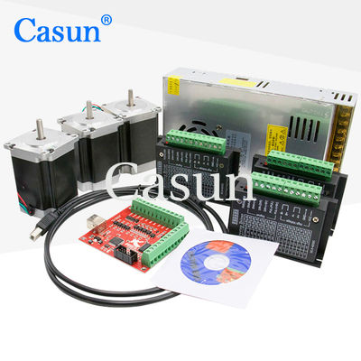 Мотор 12N.M незамкнутой сети оси набора 4 CNC Nema 34 86x86mm Stepper для машины CNC