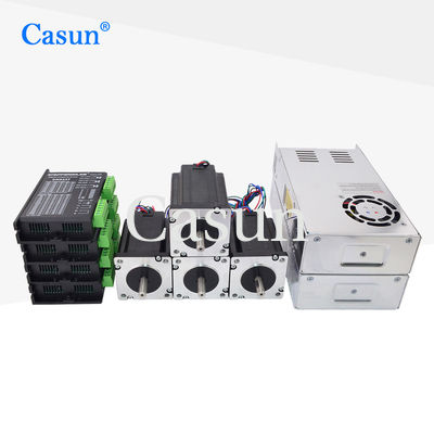 Хорошая цена Casun 2 Phase Nema 23 hybrid stepper motor 57x57x56mm 1.2N.m high torque 2.8A with 4 axis / 3axis  for CNC for Engraving machine Онлайн