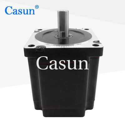 Хорошая цена Casun Nema 34 Высокопрочный и точный гибридный шаговый двигатель 1.2° 4.0 Нм для ЧПУ Онлайн