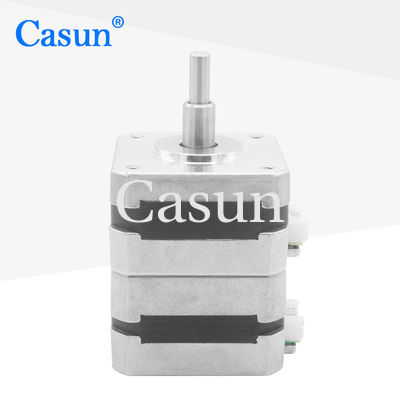 Хорошая цена Кастомизированный двухслойный шаговый двигатель Casun 1,8° градуса 0,4 А для медицинского оборудования Онлайн